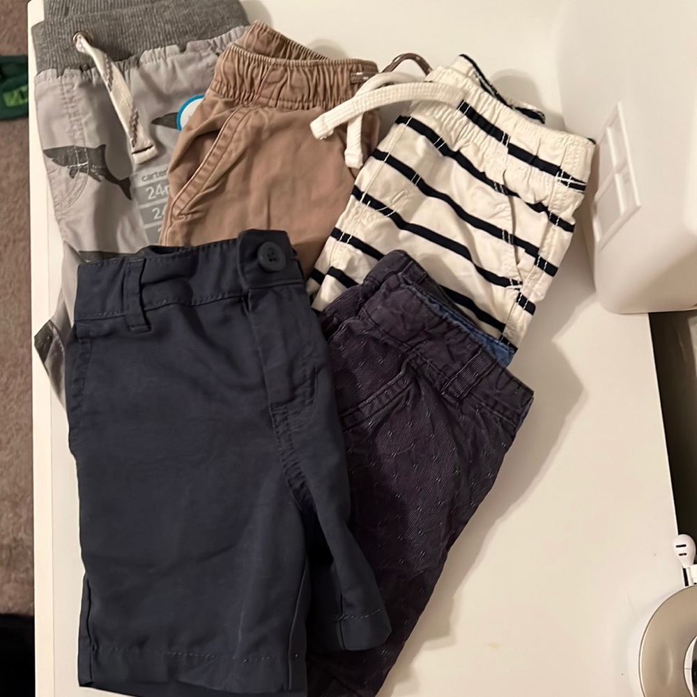 5 pair of Toddler shorts